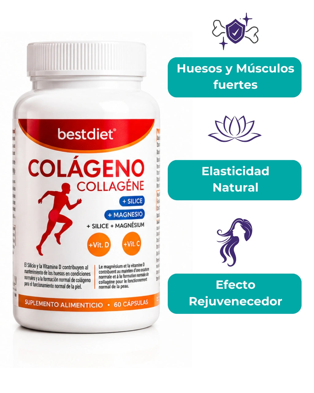Combo Colageno + Cabello piel y Uñas Gratis LipGlow