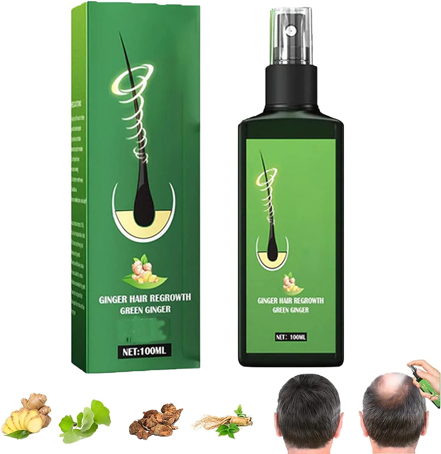 Green Ginger - Spray Estimulante Capilar