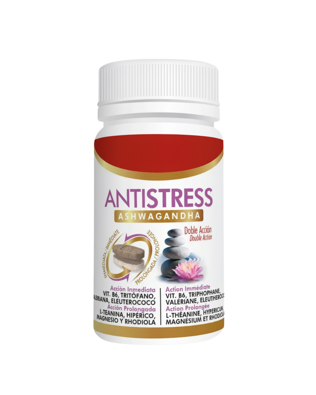 SUP Antiestrés Doble Acción 30 Comprimidos – Relajación y Energía Positiva 