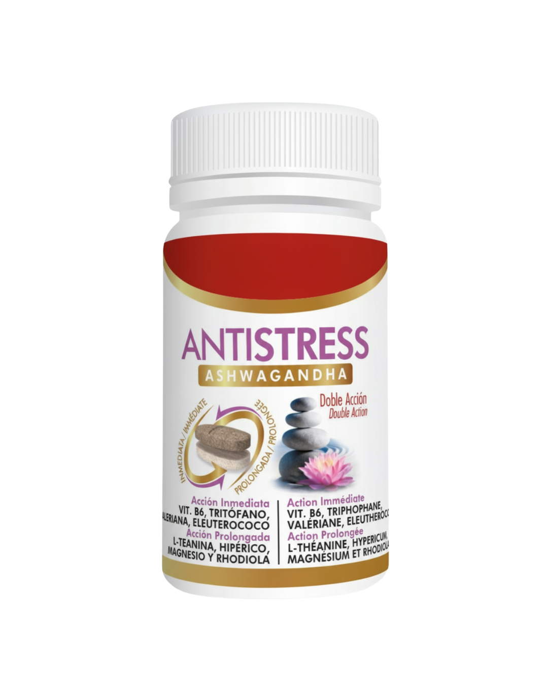 SUP Antiestrés Doble Acción 30 Comprimidos – Relajación y Energía Positiva 
