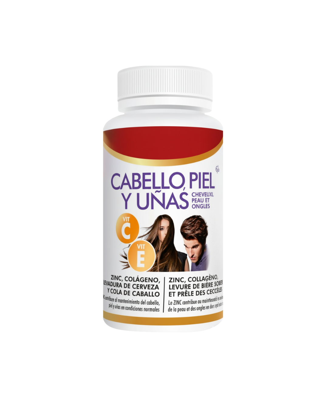 SUP Suplemento Cabello, Piel y Uñas – 60 Cápsulas Fortalecedoras 