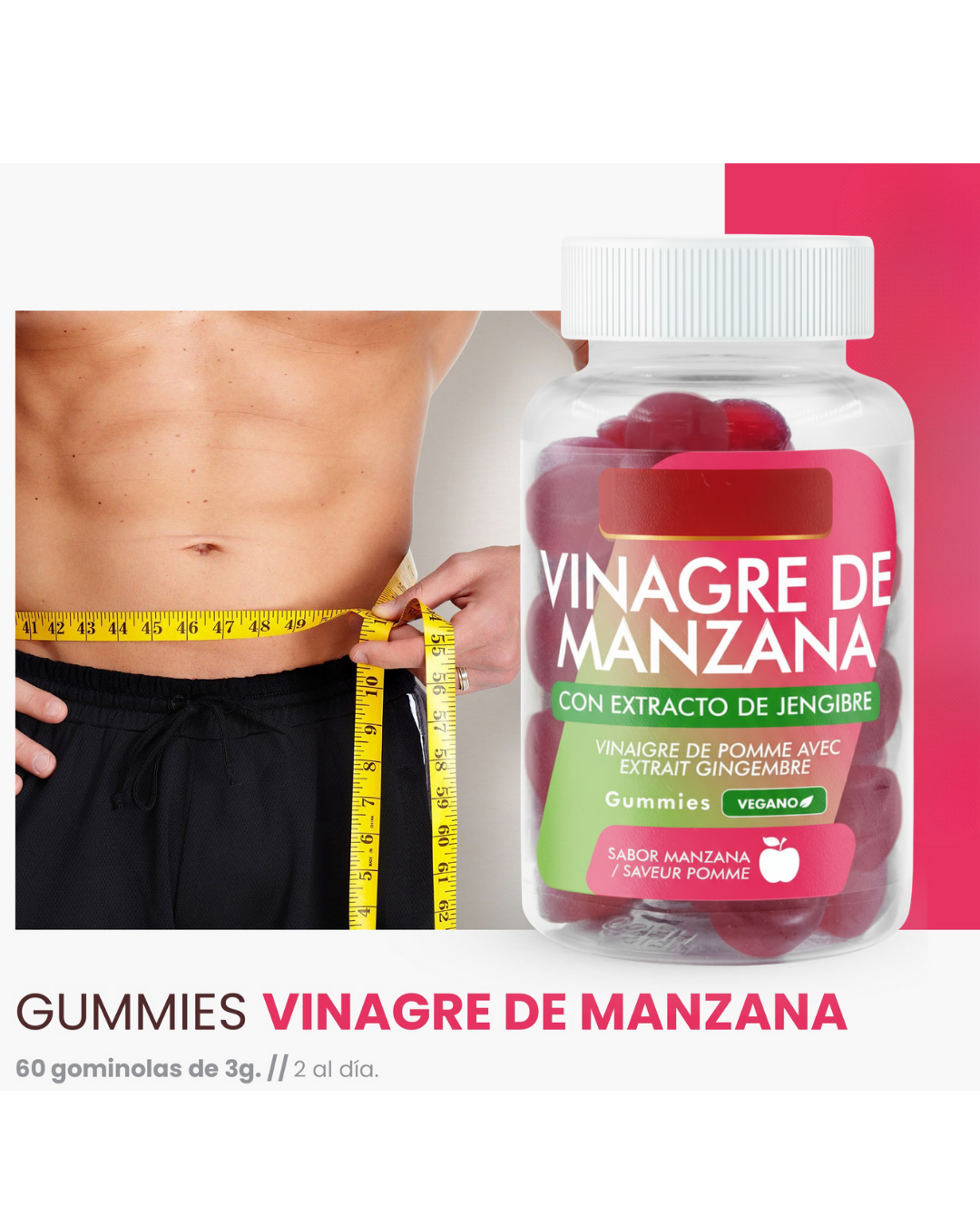 SUP Gomitas de Vinagre de Manzana – Apoyo Digestivo y Energía Natural
