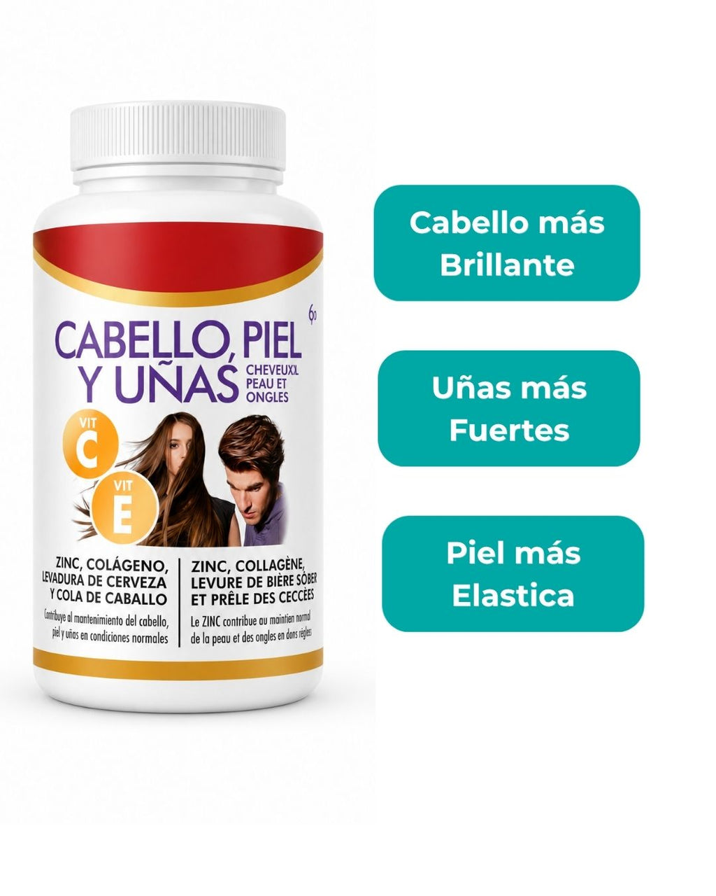 Combo Colageno + Cabello piel y Uñas Gratis LipGlow